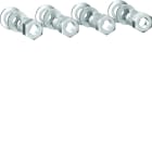 Hager - Ecrous et rondelles de montage 4P pour boitier moulé h3+ PW1600