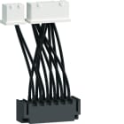 Hager - Kit liaison entre le déclencheur et le bornier pour boitier moulé h3+ PW1600