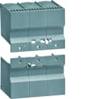 Hager - Capot cache-bornes pour rallonge de plage P160 3P h3+