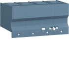 Hager - Capot cache-bornes pour rallonge de plage P160 4P h3+