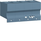 Hager - Capot cache-bornes pour rallonge de plage P160 4P h3+