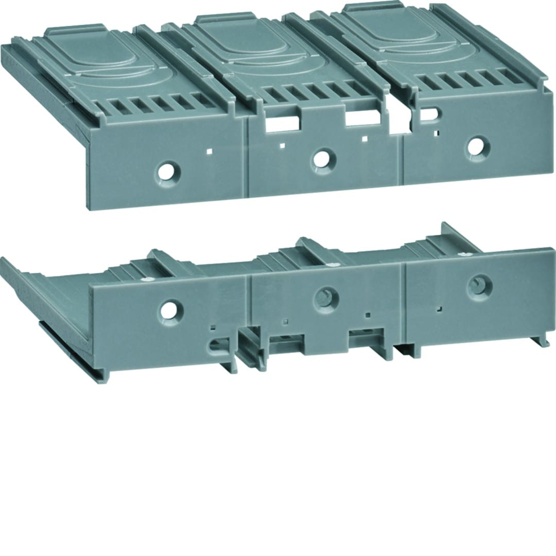 Hager - Capot cache-bornes pour connection arrière + déconnectable P160 3P h3+