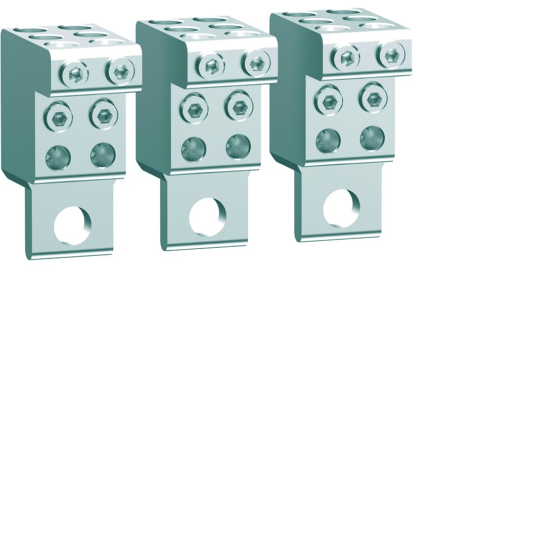 Hager - Cage de raccordement P160 Cu/Al 3P 6x4-25mm²