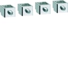 Hager - Cage de raccordement P250 Cu/Al 4P 1x 10-150mm²