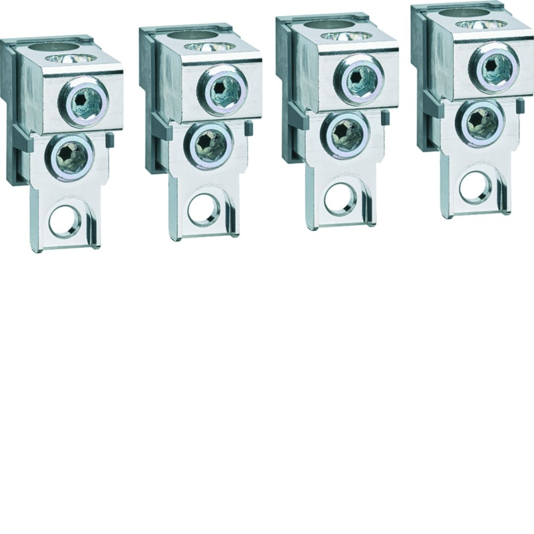 Hager - Cage de raccordement P250 Cu/Al 4P 2x 35-120mm²