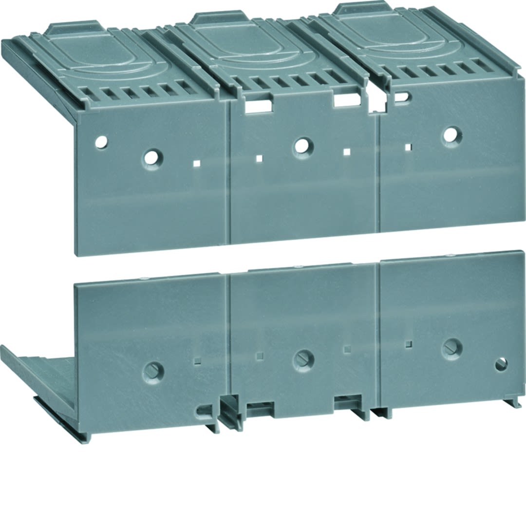 Hager - Capot cache-bornes pour connection arrière + déconnectable P250 3P h3+