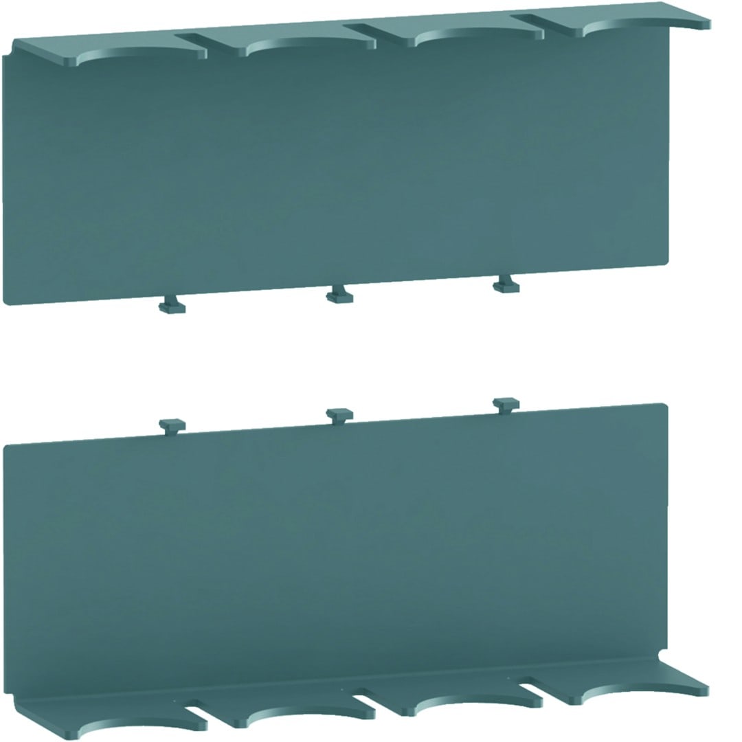 Hager - Isolation arrière pour Capot cache-bornes rallonge de plage P250 4P