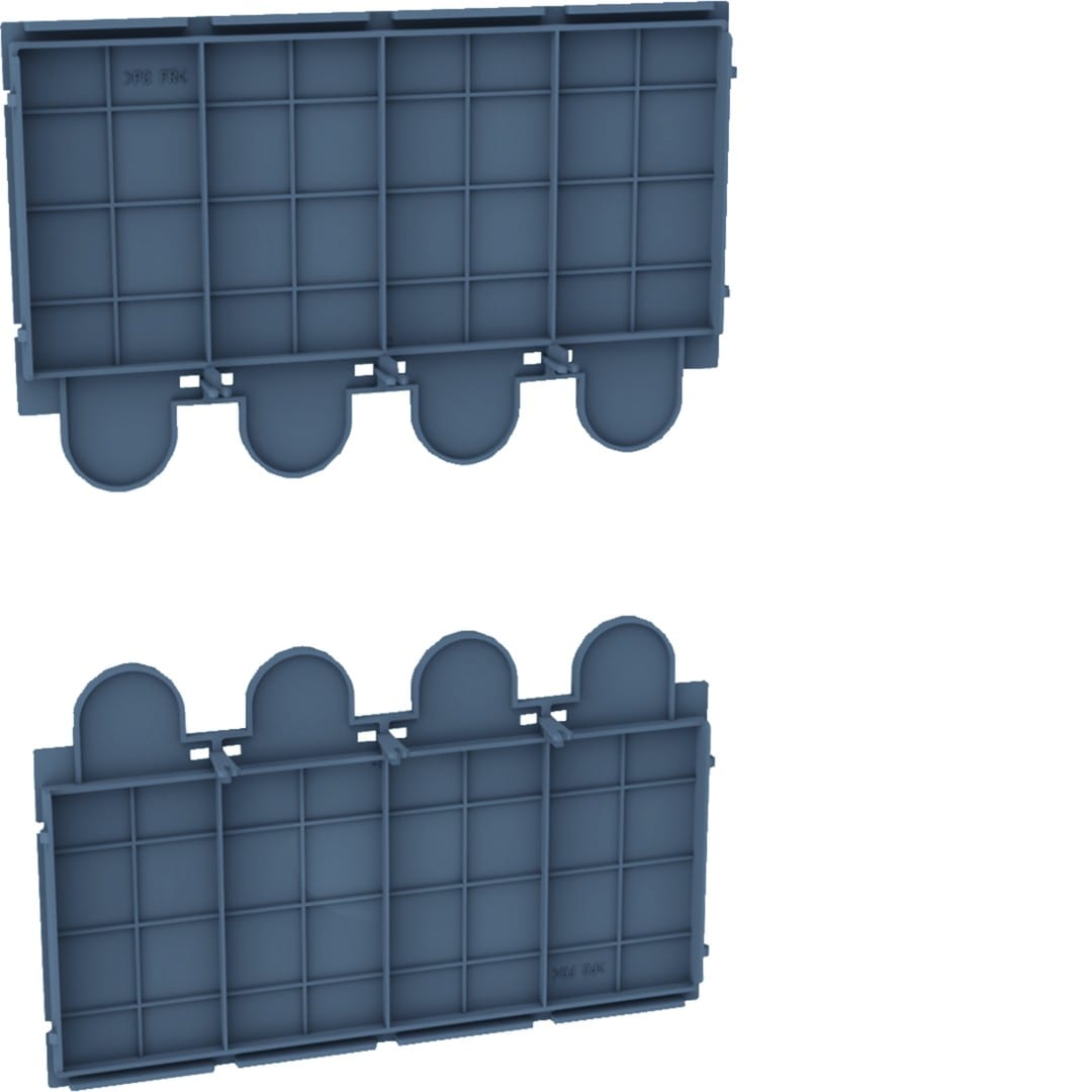 Hager - Plaque isol. droite P630 4P