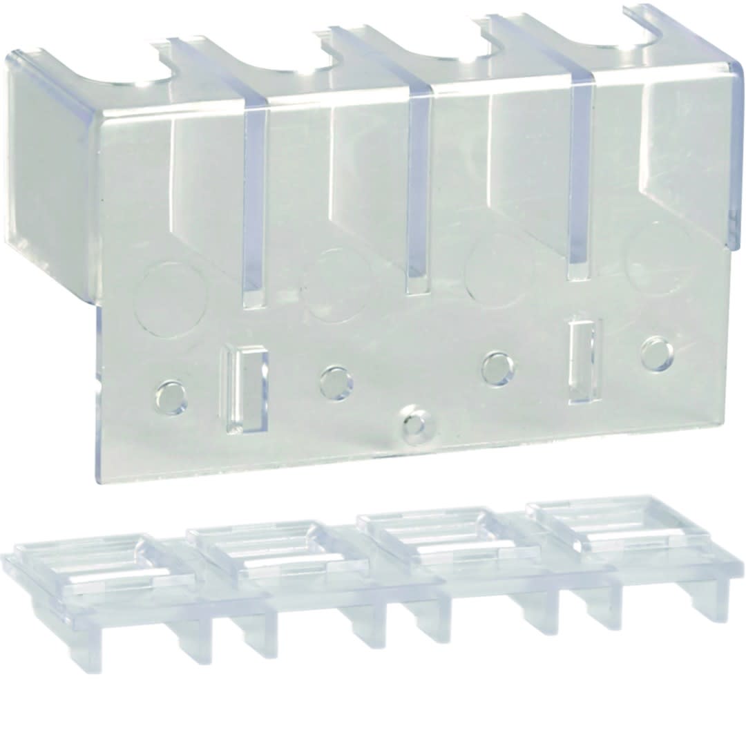 Hager - Cache bornes + borne de raccordement ha407-406N