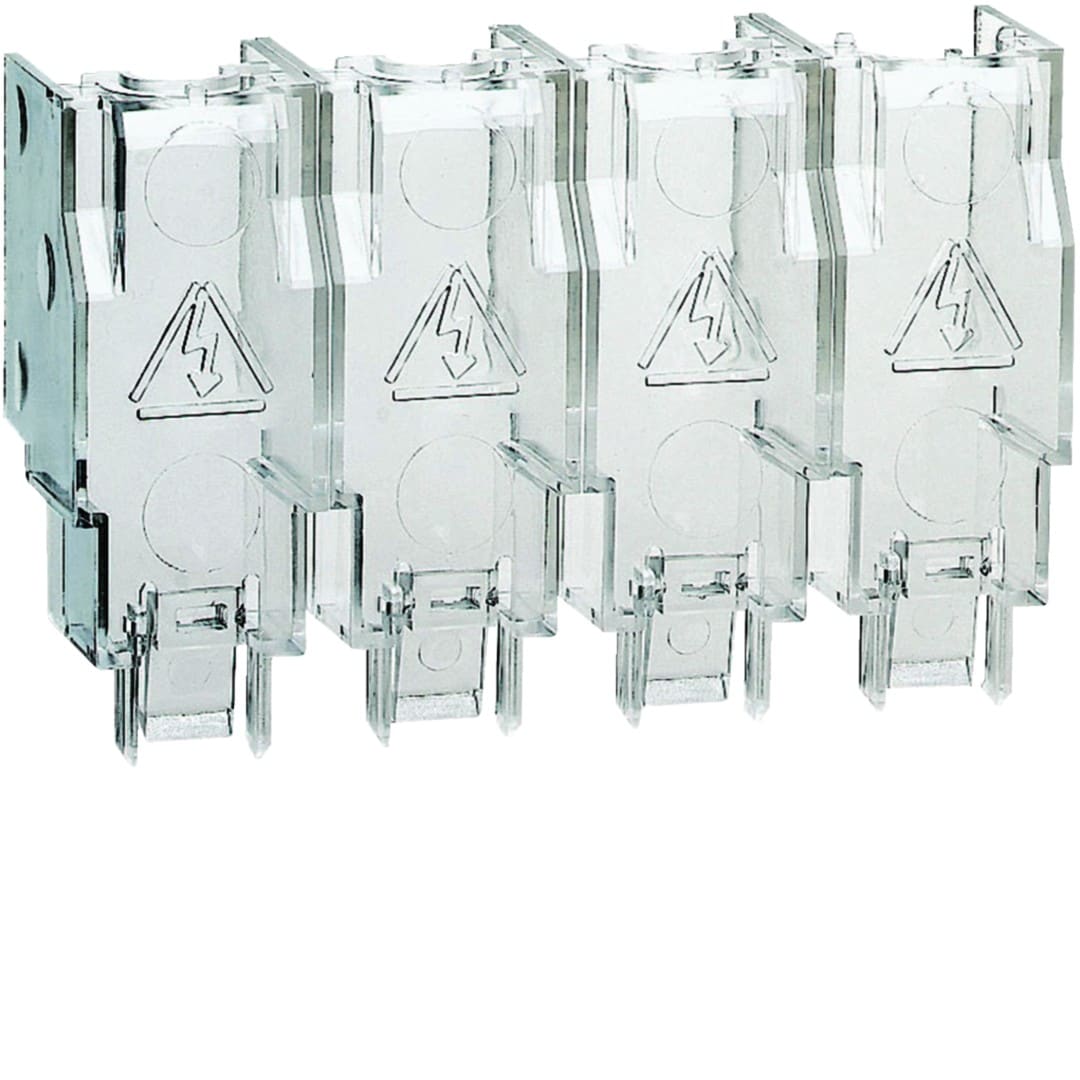 Hager - Capot cache borne 1PX4 pour HA964N