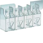 Hager - Capot cache borne 4P interrupteur 63A à 100A pour HACxxx 80A ou HIM 63 à 80A