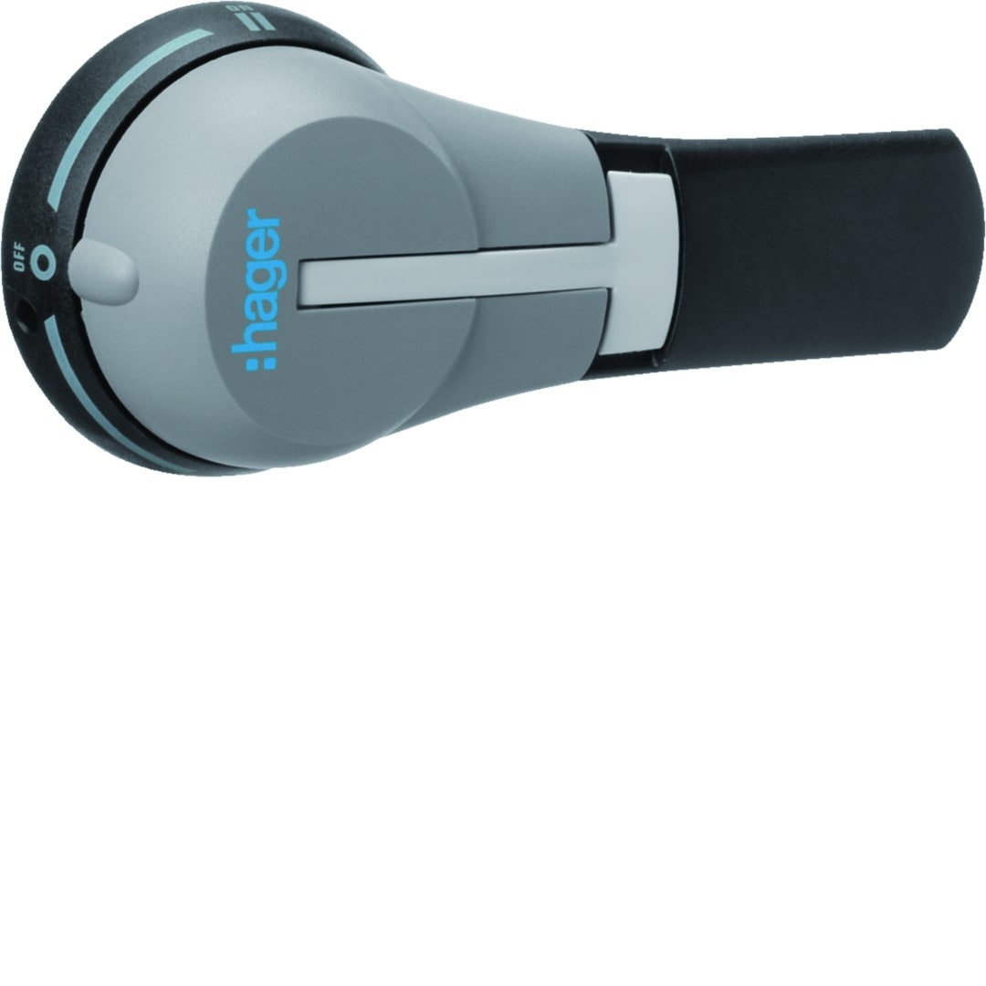 Hager - Poignée noire pour app 125-630A