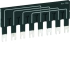 Hager - Barre de pontage 2x4P 63 à 125A pour inverseur de source automatique HICxxxA
