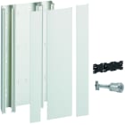 Hager - Pack GTL gamma+ 18, 3 couvercles, 2,6m Blanc pur