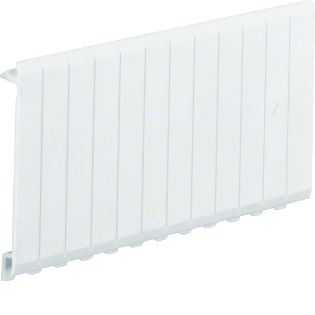 Hager - Obturateurs en bande 6 Modules, RAL 9010 pour mini gamma ou gamma