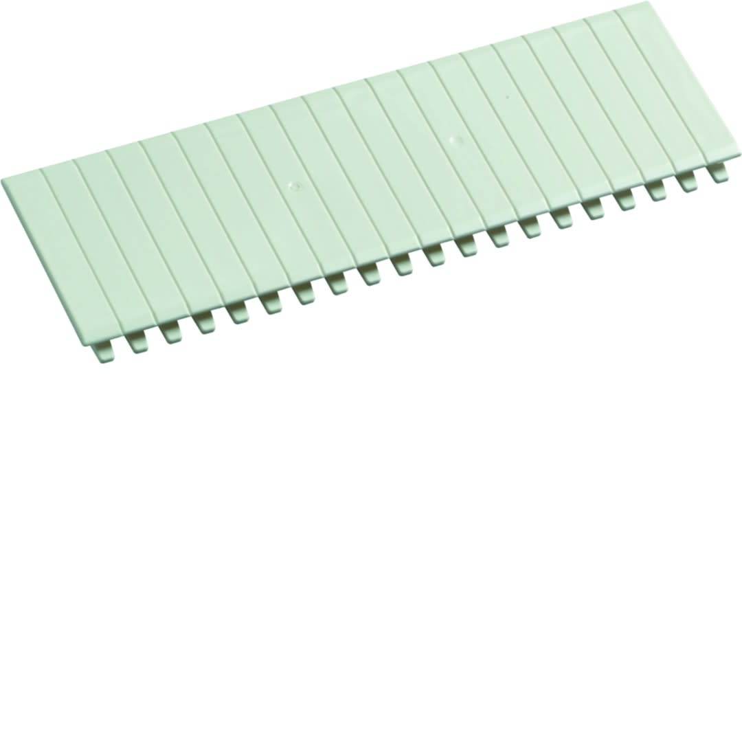 Hager - Obturateurs en bande 10 modules univers-vega D plastrons pleins et accessoires