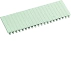 Hager - Obturateurs en bande 10 modules univers-vega D plastrons pleins et accessoires