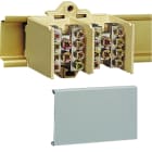 Hager - Bloc de jonction 125A 2P 2X25 + 4X16 + couvercle de protection