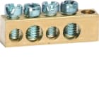 Hager - Barrette sur socle 30mm 2x16-2x10mm