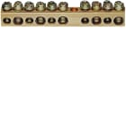 Hager - Barrette sur socle 67mm 5X16-5X10mm