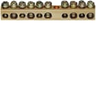 Hager - Barrette sur socle 67mm 5x16-5x10mm