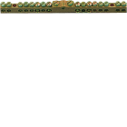 Hager - Barre sans socle 121mm 1X25-8X16-8X10mm