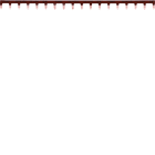 Hager - Barre de pontage 1P 63A languette 10mm² marron 18M