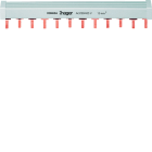 Hager - Barre de pontage 3P+N 80A à languette 16mm² 14modules