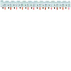 Hager - Barre de pontage 3P+N 63A à languette 10mm² 12modules pour bornes décalées