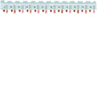 Hager - Barre de pontage 3P+N 63A à languette 10mm² 12modules pour bornes décalées