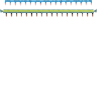 Hager - Barres de pontage pour système SanVis 18mod