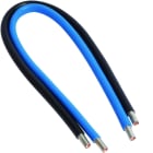 Hager - Jeu 2 conducteurs 25 mm² (bleu + noir) longueur 450 mm