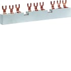 Hager - Barre de pontage 3P 63A à fourche 10mm² 7,5modules pour 3 disjoncteurs moteur