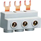 Hager - Borne de raccordement pour disjoncteur moteur 3P 63A fourche 10mm²