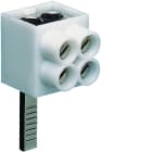 Hager - Borne de raccordement 1P à languette pour 2 câbles 16mm²