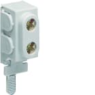 Hager - Borne de raccordement 1P à languette pour 2 câbles 25mm²