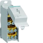 Hager - Bloc de répartition 125A, unipolaire, 2x 6-35²/1x 1,5-16²/6x 1,5-16²