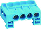 Hager - Bornier d'arrivée neutre à cage 4x2,5mm²-16mm², 63A