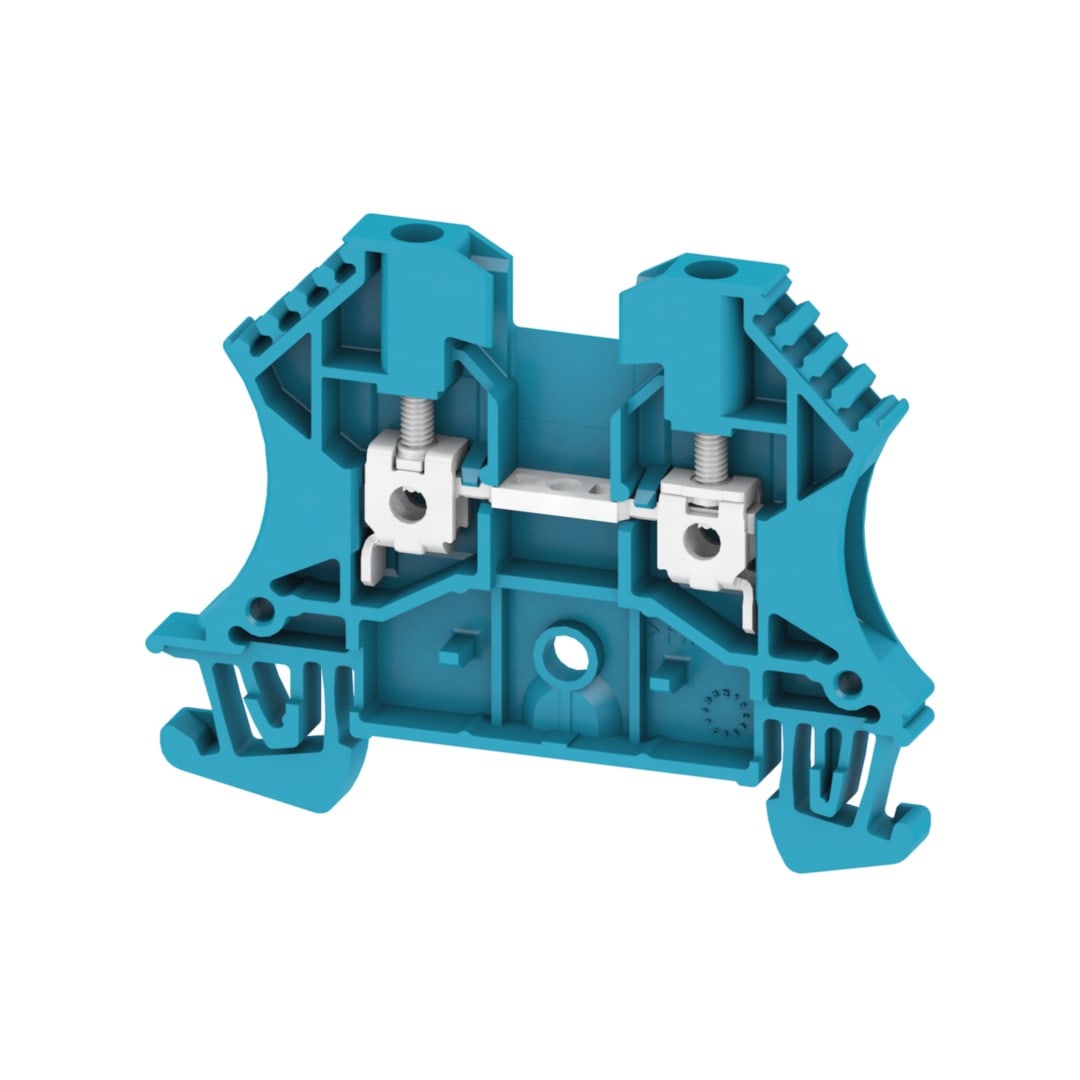 Hager - Borne de neutre, 2.5mm², 800V/24A, connection à vis