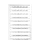 Hager - Clip de marquage 5 mm, numérotée de 101-200