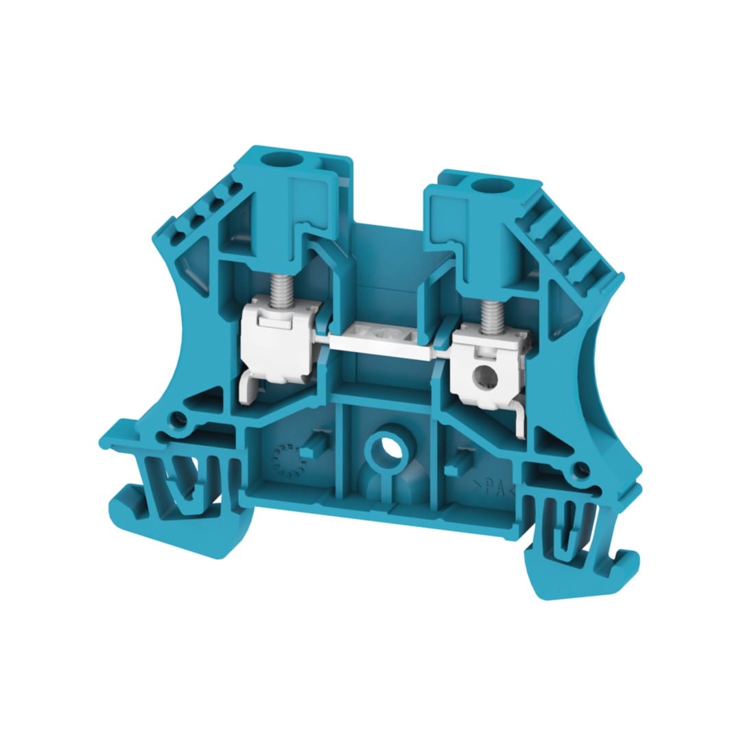 Hager - Borne de neutre 4mm², 800V/32A, connection à vis