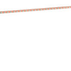 Hager - Barre Cu 12X5 taraudée M5 longueur 1000 mm