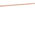 Hager - Barre Cu 12X5 taraudée M5 longueur 1000 mm