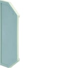 Hager - Plaque d'extrémité pour KXA10L - KXA16L, Couleur: gris