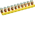 Hager - Contact de pontage horizontal isolé, 10mm² - 10x, connection à vis