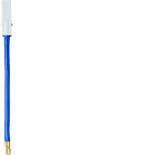 Hager - Câble de raccordement, 120mm, bleu, 6mm²,avec fiche, pour Répartiteur multifiche