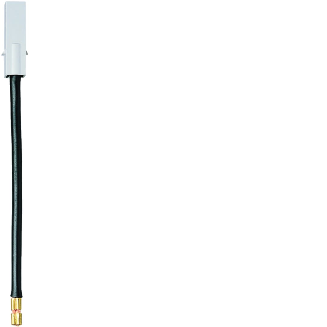 Hager - Câble de raccordement, 120mm, noir, 6mm²,avec fiche, pour Répartiteur multifiche