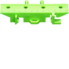 Hager - Socle de montage pour bornes en laiton, Couleur: vert