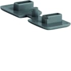 Hager - Bouchon gauche + bouchon droit pour barre 1P KBN863