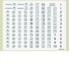 Hager - Etiquettes de repérage circuits domestique